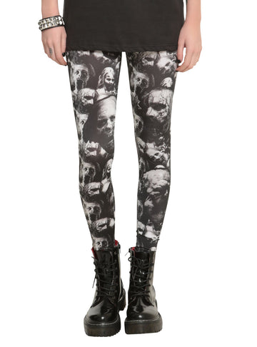 The Walking Dead Her Universe Zombie Head Leggings