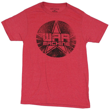 Iron Man 3 (Marvel Comis) Mens T-Shirt -  Distressed War Machine Star Logo