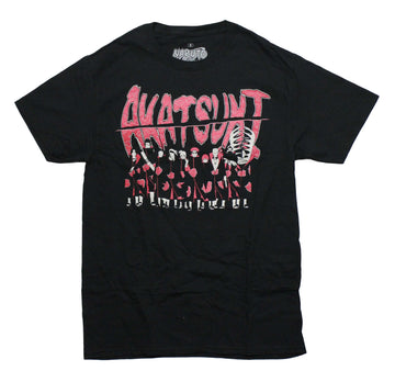 Naruto Shippuden Mens T-Shirt - Akatsuki ClanCloud Robes Symbols Back