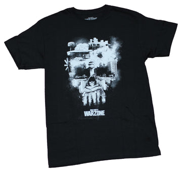 Call of Duty Warzone Mens T-Shirt - Skull Solider Death Collage