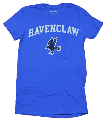 Harry Potter  Mens T-Shirt  -  Ravenclaw Simple Raven Front Large Back Design