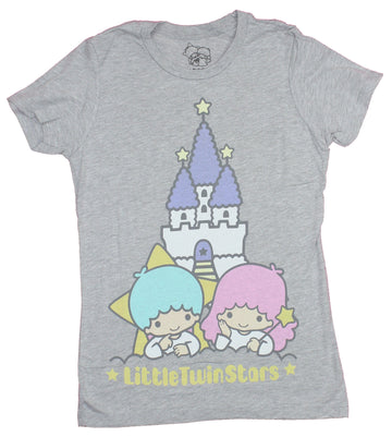 Little Twin Stars Girls Juniors T-Shirt - The Stars Hanging in the Castle