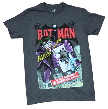 Batman Mens T-Shirt - Issue  251 Classic Joker Cover HAHAHA