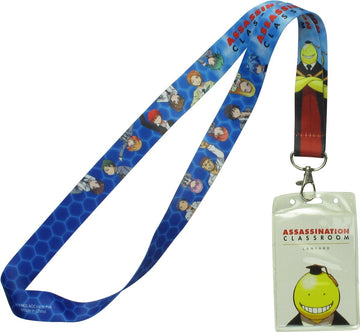 Assassination Classroom Group Korosensei Premium Wide Strap Lanyard