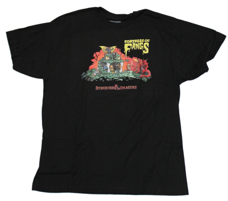 Dungeons & Dragons Mens T-Shirt - Fortress Fangs Image - Inmyparentsbasement.com