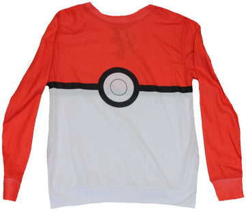 Pokmon Girls Juniors Light Sweatshirt -  Giant Allover Pokeball Image