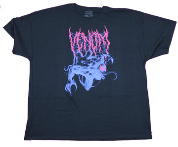 Venom Mens  T-Shirt- Dangling Negative Style Image Under Name