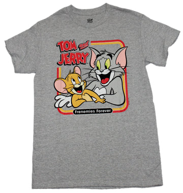Tom and Jerry Mens T-Shirt -  Frenemies Forever Boxed Image