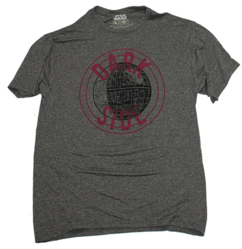Star Wars Mens Moisture Wicking T-Shirt - Dark Side Wicking Death Star