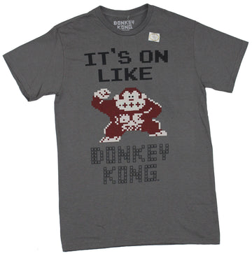 Donkey Kong Mens T-Shirt - It's on Like Donkey Kong