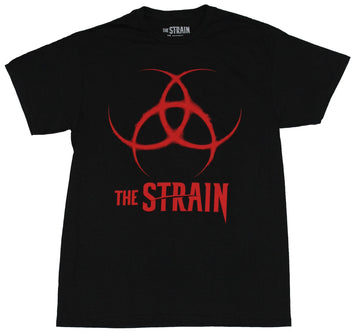 The Strain Mens T-Shirt - the Strain Biohazard Style Logo Image