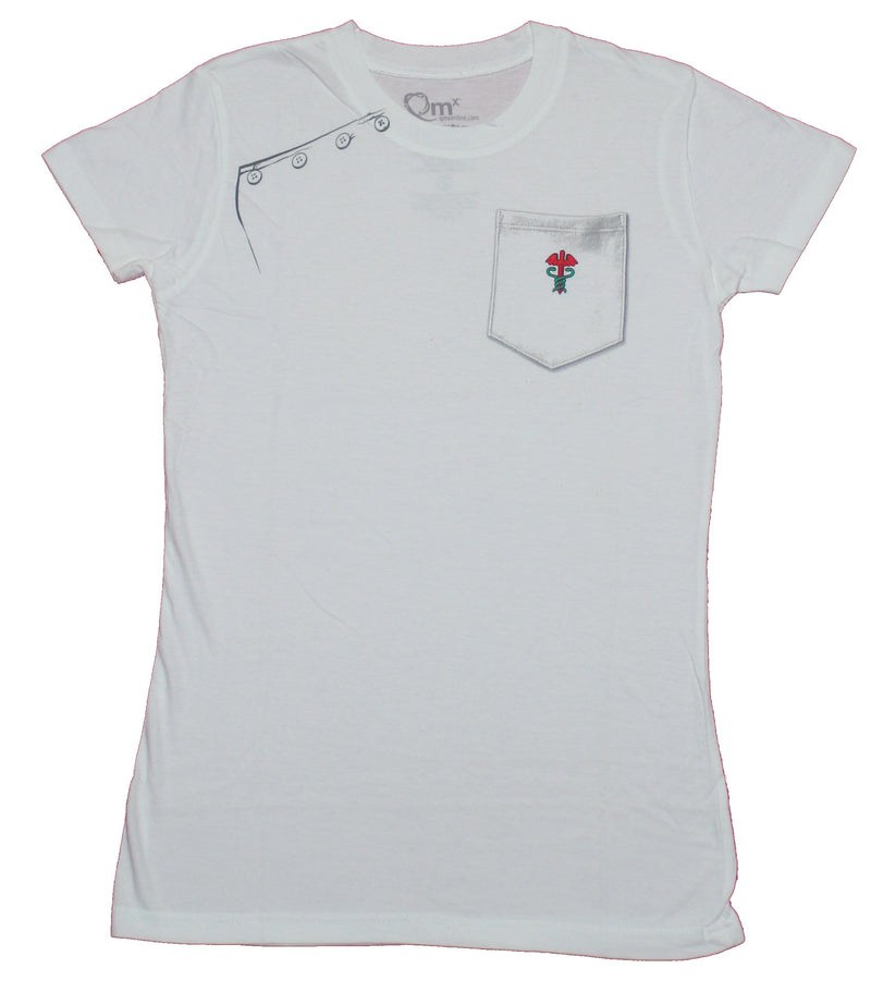 Dr. Horrible's Sing Along Blog Girls Juniors T-Shirt - Dr Costume Front