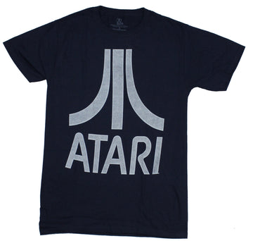 Atari Mens T-Shirt - Distressed Single Color Logo Image