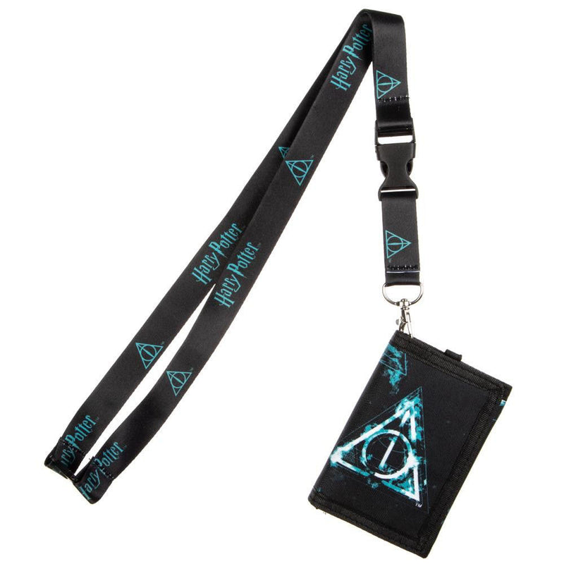Harry Potter Deathly Hallows Trifold Wallet - Inmyparentsbasement.com