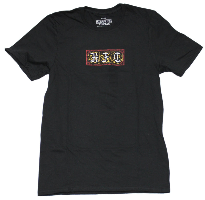 Stranger Things Mens T-Shirt - HFC Front Demogorgon Back