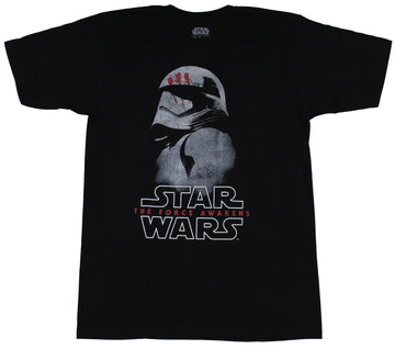Star Wars Force Awakens Mens T-Shirt - Blood Streaked Stormtrooper & Logo