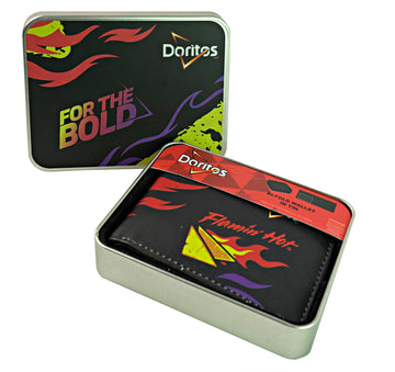 Flamin' Hot Doritos Faux Leather Wallet W/ Decorative Case
