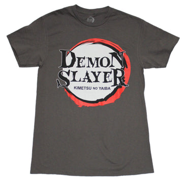 Demon Slayer Mens T-Shirt - Kimetsu No Yaiba Circle Logo