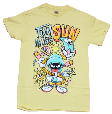 Marvin the Martian Mens T-Shirt - Fun in the Sun Doddles Image