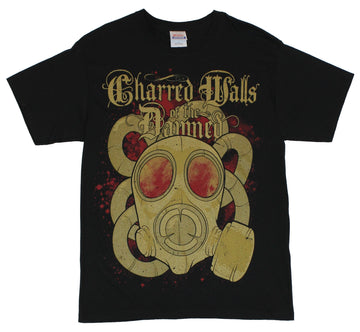 Charred Walls of the Damned Mens T-Shirt  - Gas Mask Guy on Black