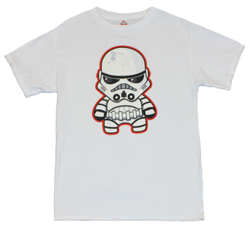 Star Wars Mens T-Shirt  - Kawaii Style Glowing Storm Trooper Image
