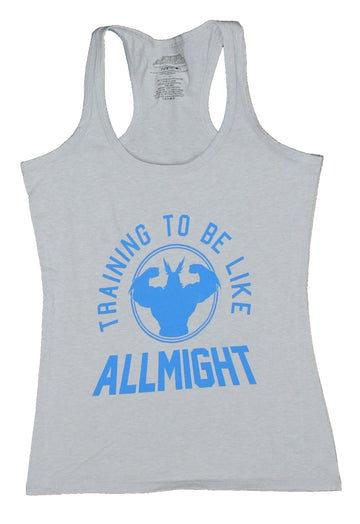 My Hero Academia Mens Tank Top - Training To be Like All Might