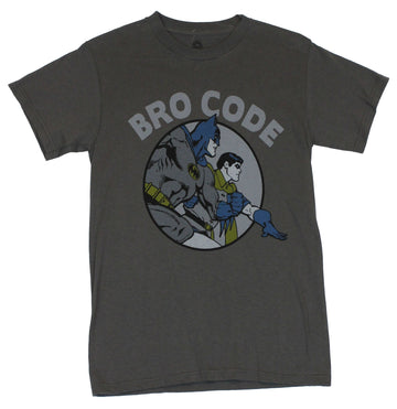 Batman (the Dark Knight Rises) Mens T-Shirt  - Bro Code Batman and Robin Cir
