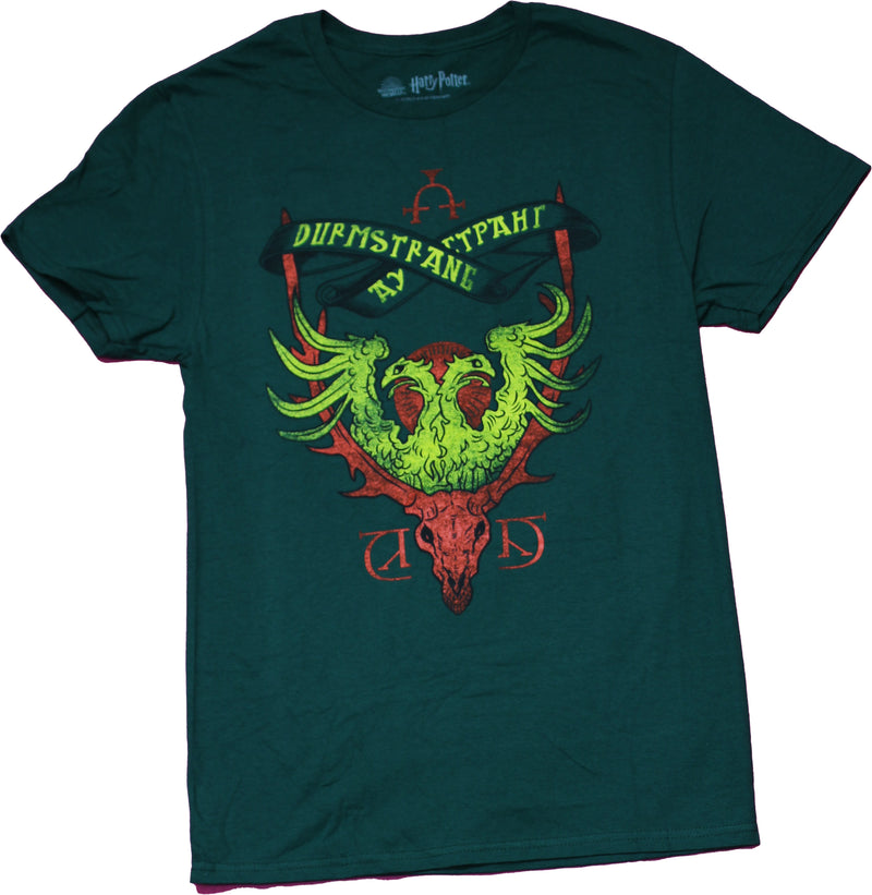 Harry Potter Mens T-Shirt - Durmstrang Distressed Crest