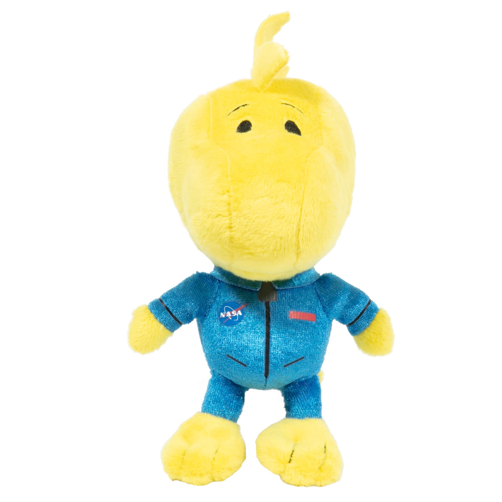 Jinx Official Peanuts Collectible Plush Woodstock, Excellent Plushie Toy for Toddlers & Preschool, Blue NASA Astronaut, Snoopy Team