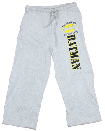 Batman DC Comics Classic Property of Comic Logo Lounge Pajama Pants