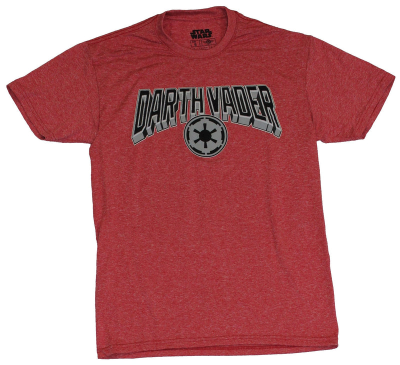 Star Wars Moisture Wicking Mens T-Shirt - Darth Vader Name Over Imperial Logo - Inmyparentsbasement.com