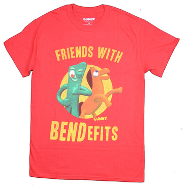 Gumby Mens  T-Shirt - Friends With Benefits Pokey Gumby Image