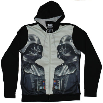 Star Wars Mens Hoodie Sweatshirt - Darth Vader Face to Face Photo Image