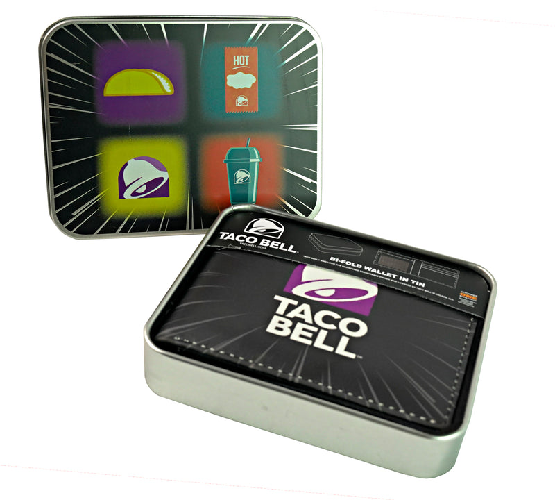 Taco Bell Faux Leather Wallet W/ Decorative Case - Inmyparentsbasement.com