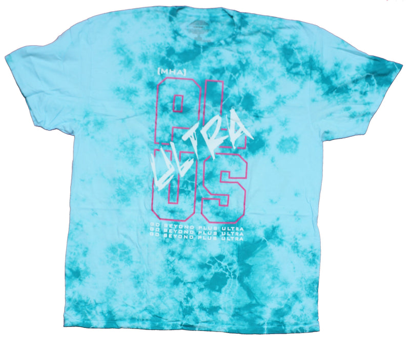 My Hero Academia Mens T-Shirt - Plus Ultra Words Tie dye