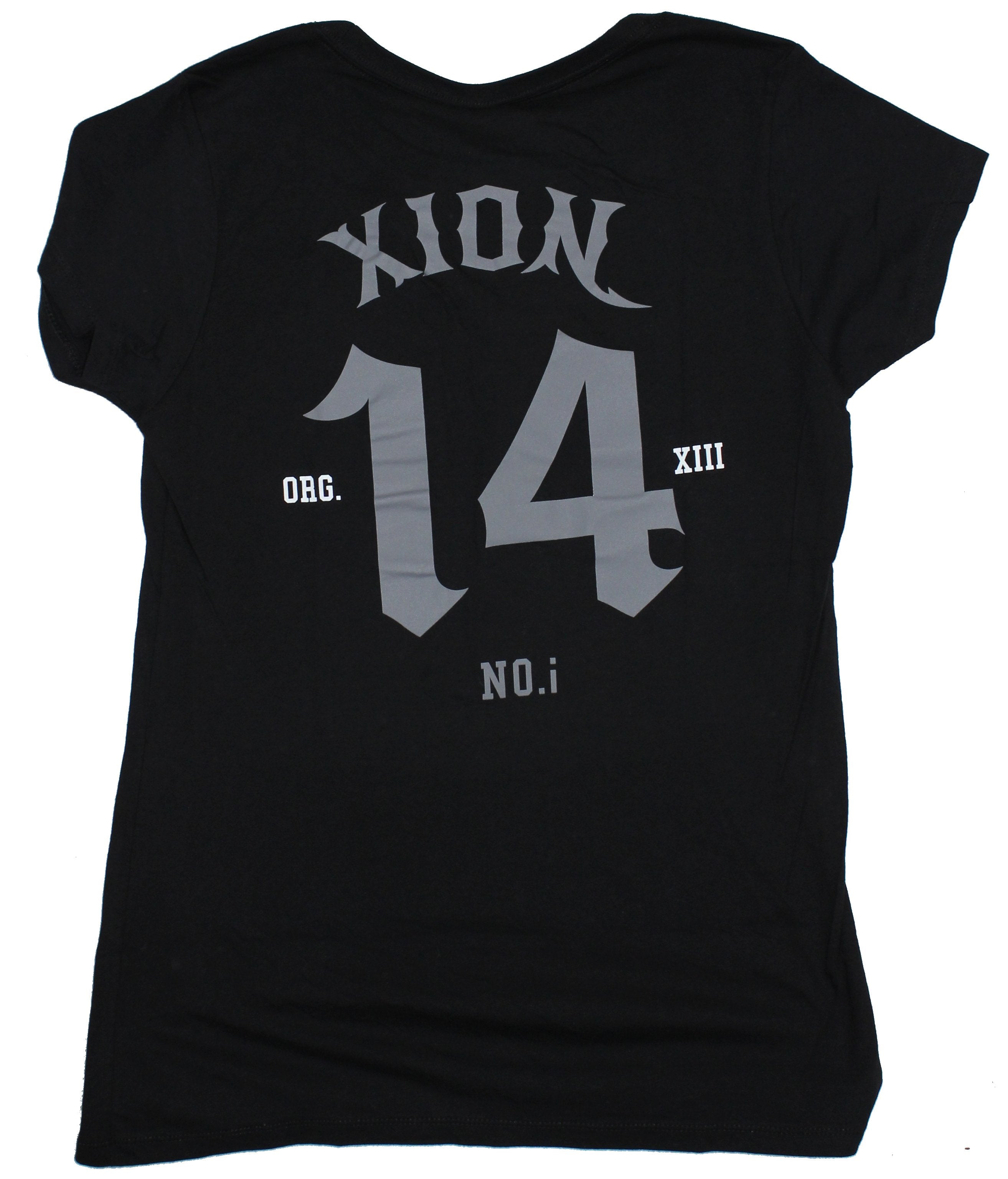 Kingdom Hearts Girls Juniors T-Shirt - Xion 14 Jersey Key 2 Sided Image