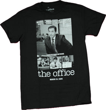 Office Space Mens T-Shirt - I Understand Nothing B & W Images