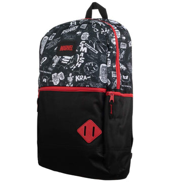 Marvel Comic Book Superhero Speech Bubble Tech Backpack